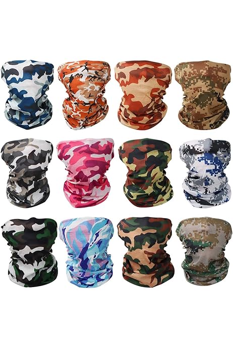 Set Di 4 Scaldacollo In Pile Per Sport Invernali - Bandana Multifunzione Per Ciclismo, Sci E Motociclismo - Foto 11