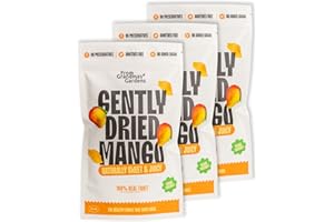 From Grandmas Gardens Dried Mango | 100% Natural, No Added Sugar | Gently Dried, Sweet & Juicy | 3x100g | Resealable Bag for Freshness | Rich in Vitamins | Healthy Snack | GMO-Free & Preservative-Free