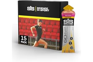 ‎SCIENCE IN SPORT Science in Sport GO Isotonic Energy Gel 15 x 60ml Obstsalat - schnelle Wirkung - Vegan - Isotonische Formulierung mit 22g Kohlenhydraten, Guter Energielieferant