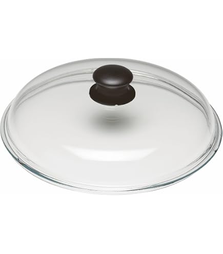 Krüger GL28R Glasdeckel 28 Cm In Rubin – Hitzebeständig Mit Dampfloch – Für Viele Töpfe & Pfannen