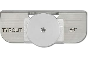 Tyrolit - Squadra in acciaio inox 86°, per affilare i bordi di sci e snowboard