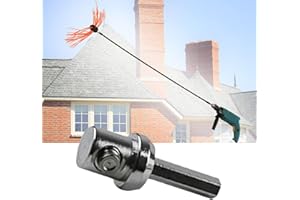 RANRAO Chimney-Typhoon Power Sweeping Accessories, High-Quality Drill Adapter Linking Electric Drill Drill Chuck Adaptor For Chimney Cleaning Brush(1pc)