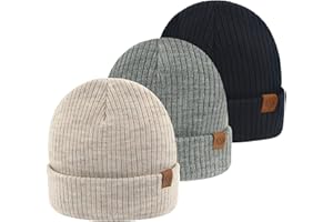 JANGANNSA Strickmütze Beanie Kinder Winter Baby Mütze Dinosaurier Neugeborene Wintermütze für Jungen Mädchen 0-8 Jahre