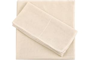 QKEINV 2PCS Cheese Cloths for Straining, Muslin Cloths for Cooking, fine Pore Food Filter Bag, Reusable Cheeses Cloth for Cooking, Fine Washable Cheese Cloth for Straining for Filtering Cheeses Tea Coffee