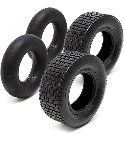 2 Stück 16x6.50-8 Innenschläuche Für Rasenmäher & Traktor | TR13 Ventil Mit 60 PSI