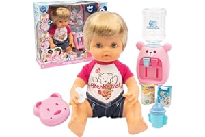 Cicciobello - Breakfast & Pee, Bambola Alta 30 Cm, Beve Dal Bicchiere e Fa Pipì, Include Tanti Accessori Per La Colazione, Gioco Per Bambini e Bambine dai 2 Anni