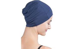 DERESINA HEADWEAR Deresina Unisex Bonnet de Nuit en Coton et Bambou - Conçu pour la Perte de Cheveux, la Chimiothérapie