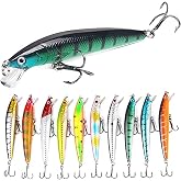 Topwater Pencil Popper Fishing Lure - Hard Stick Bait For Saltwater & Freshwater, 4.9oz