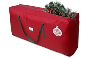 Holiday Spirit - Borsa per albero di Natale, colore: rosso, 17 m