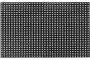 ‎HPFLOOR HPFloor Ringgummimatte-Wabenmatte I 80 x 120 cm Gummimatte I Flexibel einsetzbare Antirutschmatte I Witterungsresistente Ringgummimatte I gummibodenbelag Außen- Innenbereich