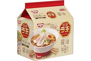 Nissin - Raoh Japanese Instant Ramen Noodles Soy Sauce Taste 17.1oz/510g (for 5 Bowls)