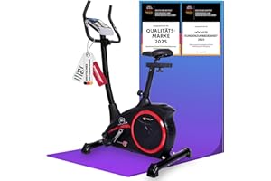 ‎CHRISTOPEIT SPORT GERMANY Christopeit Heimtrainer Fahrrad Ergometer AL 2 / AL 2 S, bis 150kg, 24 Widerstandsstufen, 9kg Magnet-Bremssystem, leise, Soft-Touch-Computer