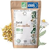 ORIGEENS INFUSO CAMOMILLA BIO Origine Europa, 100g | Tisane sfuse, Tisana per dormire e digerire | Fiori di camomilla secchi 