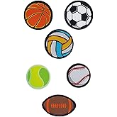 &Uuml;T&Uuml; İLE YAPIŞAN DOKUMA ARMA SETİ PATCH TOP, TOPLAR, FUTBOL, BASKETBOL, TENİS, VOLEYBOL TOPU
