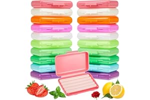 PIWOSGOL 20 Stück/100 Streifen Zahnspange Wachs,Kieferorthopädisches Wachs,Kieferorthopädisches Wachs für Zahnspangen Dentalwachs für Zahnspangenträger zur Linderung Von Reizungen Und Schmerzen