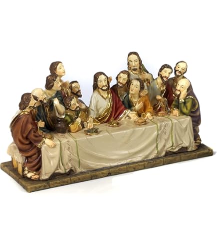 Statua Presepe Pasquale - Scena Via Crucis In Resina, 14.6x15.2x6.7 Cm - Foto 14
