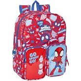 Safta SPIDEY RESCUE &ndash; Children's Backpack, Adaptable to Cart, Easy Cleaning, Ideal for Children of Different Ages, Comfortabl