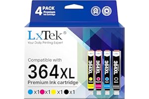 LxTek 364XL compatibile con cartucce d'inchiostro HP 364 364XL per HP Deskjet 3070A Officejet 4620 4622 Photosmart 5510 5520 5524 6510 6520 6515 7510 7520 - La confezione può variare