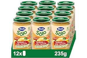 Hero Baby Tarrito Infantil - Tarritos de Verduritas Con Pollo y Ternera, Sin Aceite de Palma, Sin Sal Añadida, Bebé desde 6 Meses, Ingredientes 100% naturales, 235 g (Paquete de 12)