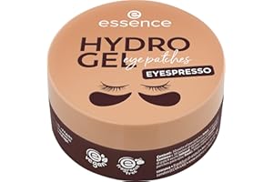 essence HYDRO GEL EYESPRESSO patch occhi 30 Paia, idratante, curativo, rinfrescante, brillante (30pair)