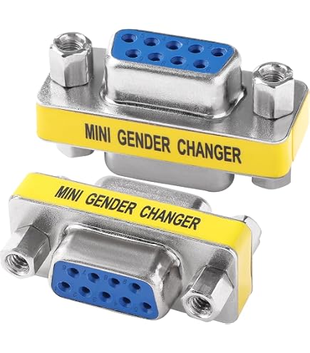 Digitus Adattatore Null-Modem D-Sub 9 Pin – Cambio Genere Maschio-Femmina, Custodia In Metallo - 6