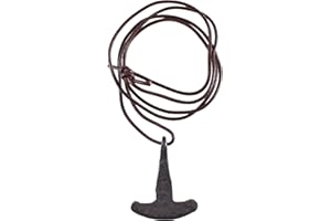 BATTLE-MERCHANT Battle Merchant - Ciondolo a forma di martello di Thor, forgiato a mano