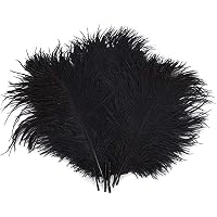 Sowder Lot de 10 Plumes d'autruche 35-40 cm pour Centre de Table de