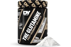 DY Nutrition The Glutamine Powder | 4.5g L-Glutamine & 45mg Beta-Glucan | 66 Servings | Unflavoured | Amino Acid Nutritional Supplement for Strength, Health & Recovery 300g | 2 Month Supply