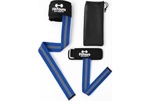 FITFOURS DON'T WEIGHT, LIF FitFours Straps Gym Hombre y Straps Gym Mujer- Gym Straps Ideales para Levantamiento de Pesas y CrossFit. Accesorios Gimnasio para Rendimiento y Calidad.