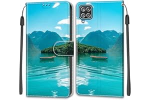 BETUNISTOY Funda Compatible con Samsung Galaxy A12/ M12/ F12, Funda Movil Carcasa PU Cuero con Ranura para Tarjeta, Cierre Magnético, Función de Soporte para Samsung A12/ Samsung M12