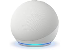 All-new Echo Dot (5th generation, 2022 release) smart speaker with Alexa (Arabic or English) | Glacier White