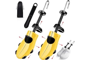 BGIUSQF 2 PCS Embauchoir Chaussures Femme, Embauchoir Plastique, Réglable Forme pour Chaussures, Embauchoirs à Chaussures avec Chausse-Pied et Sac de Rangement, Agrandisseur Chaussure 35-41