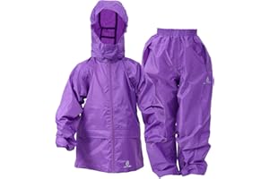 DRY KIDS Waterproof Suit - Comprising of Waterproof Packaway Jacket and Waterproof Over Trousers