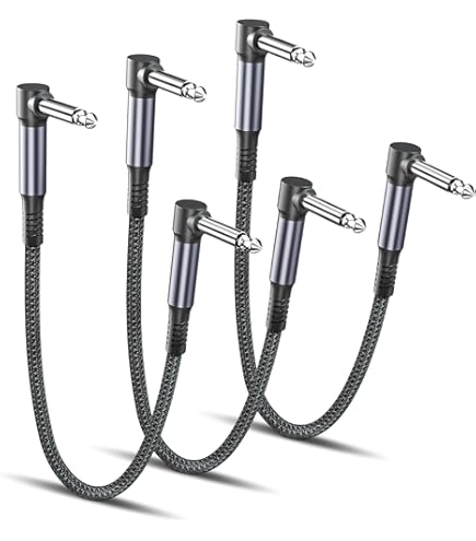George L's Effects Kit (Black Cable, Nickle Right Angle Plugs