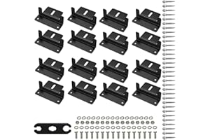 KLLsmDesign Set of 4 solar panel mounting kit with nuts and screws, one set of 4 units
