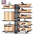 MENGCOOL Organisateur Extensible Pour Casseroles Et Poêles - Rangement Tiroir Cuisine Avec 10 Séparateurs Réglables, Idéal Placard Et Étagère - Blanc