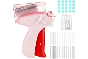 ilauke Stitchy Quick Clothing Fixer, Mini Stitch Machine Micro Stitch Gun for Clothes Quick Stitch Tag Tool Fixer for Clothes Mini Portable Stitch Gun Tagging Machine for Clothing