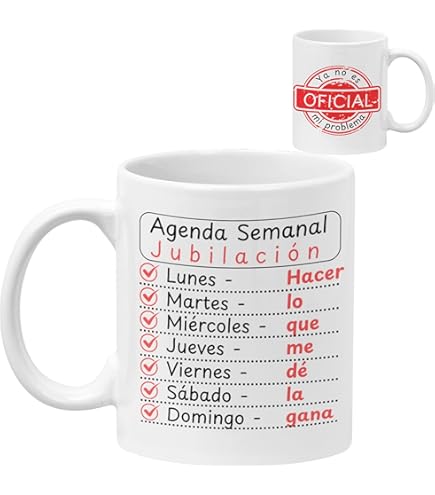 Regalos Para Jubilados Taza Jubilación Divertida - Regalo Para Hombre O Mujer, Cerámica De Calidad, Mensaje Grabado - Ideal Compañeros, Padres, Amigos Taza Personalizada Jubilado