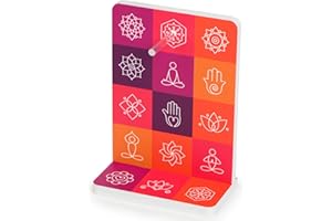 IL CALENDARIO POSITIVO Supporto per calendario POSITIVO da Tavolo 2024 | ZEN | Compatibile con altri Ricambi di Calendari a Blocco Formato A6 | Dimensioni cm 12x17x6