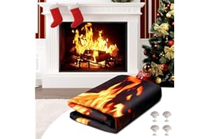 CADARA Magnetic Fireplace Draft Cover, Fireplace Blocker Blanket Stops Heat Loss, Adjustable Fire Place Draft Stopper Save Energy for Indoor Iron Frame 36" W x 24" H