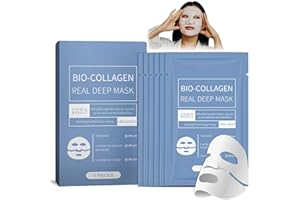 JESSHINY Masque de collagène bio - Masque profond - Masque de collagène de nuit - Coréen Biodance - Masque profond - Soin du visage - Film hydratant anti-âge