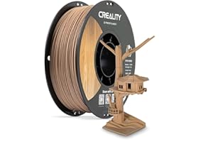 Creality PLA Filamento a Stampante 3D Printer Silk Shiny PLA Filament 1.75mm +/-0.02mm, 3D Printing Filament 1KG/2.2lb (Legno)