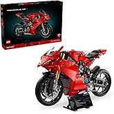LEGO Technic Ducati Panigale V4 S Motosiklet Model Yapım Kiti &ndash; Yetişkin Motor Hayranı Kadın ve Erkekler i&ccedil;in Hediye Fikri 42