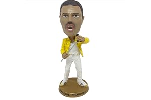 Fabbro Teresa Promotion Statuetta Freddie Mercury Miniatura Resina 20cm, Dipinto A Mano