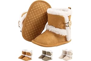 outfit spring Stivaletti Invernali per Neonato, Inverno Caldo Bambini Stivali da Neve Fondo Morbido Antiscivolo Cotone Piatto Pelliccia Calzino Bootie Regolabile Scarpe Primi Passi Bambina 0-18 Mesi