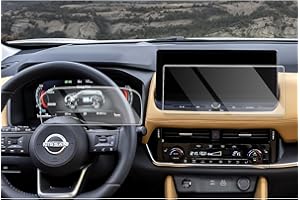 CDEFG Compatibile con Nissan Qashqai j12/Juke 2024 Facelift/X-Trail T33 e-POWER 2022-2024 2025 12,3 pollici Navigazione e cruscotto Vetro Temperato Pellicola Protettiva Schermo Accessori 2 Pezzi