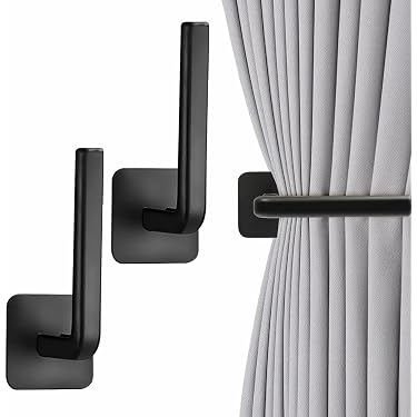 Magnetische Vorhang-Raffhalter – Stern & Mond-Design, Silber, 40 Cm Seillänge