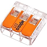 Wago Hebelverbindungsklemme 3 x 0,2-4mm², 10 Stück Packung, BLV221413