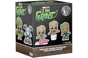 ‎FUNKO Funko Mystery Mini - Marvel - Guardians of The Galaxy - 1 of 12 to Collect - Styles Vary - Groot Shorts- Vinyl-Sammelfigur - Geschenkidee - Offizielle Handelswaren - TV Fans und Display