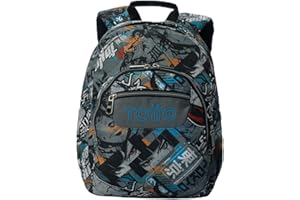 TOTTO - Mochilas Escolares, Diferentes Modelos y Tamaños (12L a 20L), Espaldar Ergonómico con Flujo de Aire, Bolsillos para PC y Botella, Correas en S para Mayor Comodidad, Estampados Únicos